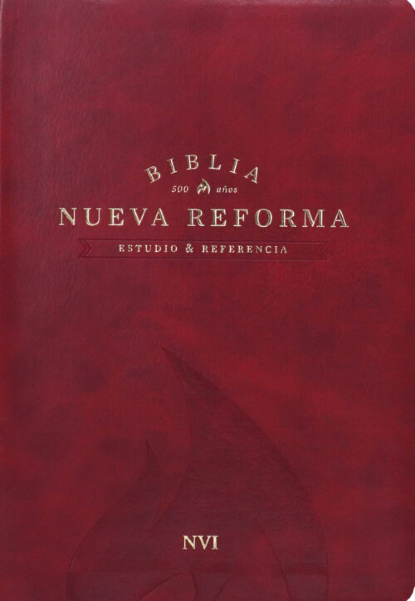 Biblia de Estudio Nueva Reforma Piel Italiana Roja NVI