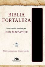 Biblia Fortaleza RVR 1960 Piel Negro - John MacArthur