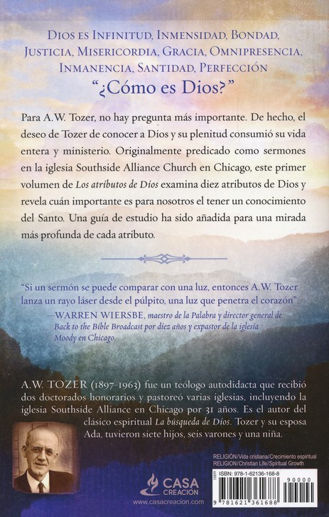 Los Atributos de Dios Volumen 1 - Tapa Blanda - A. W. Tozer - Imagen 2
