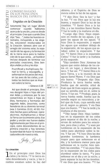 Biblia Mujer en el Espíritu RVR 1960, Imitación Piel Rosa Tan - Imagen 3