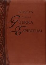 Biblia Para La Guerra Espiritual RVR 1960 Imitación Piel Marrón