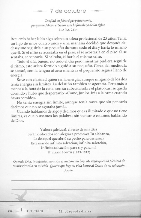 Mi Búsqueda Diaria - Tapa Blanda - A W Tozer - Imagen 8