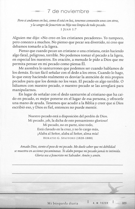 Mi Búsqueda Diaria - Tapa Blanda - A W Tozer - Imagen 9