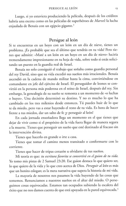 Persigue Tu León - Tapa Blanda - Mark Batterson - Imagen 7