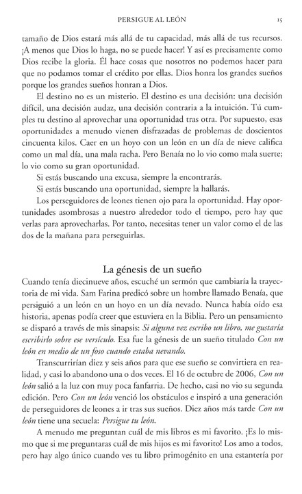 Persigue Tu León - Tapa Blanda - Mark Batterson - Imagen 9