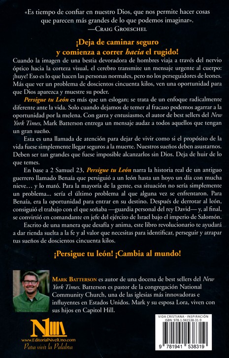 Persigue Tu León - Tapa Blanda - Mark Batterson - Imagen 11