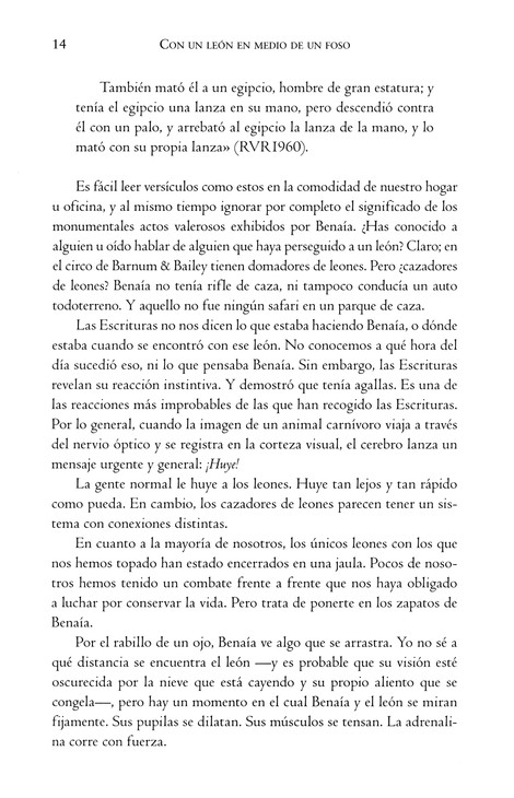 Con Un León En Medio De Un Foso - Tapa Blanda - Mark Batterson - Imagen 5