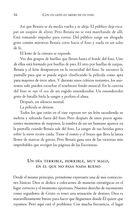 Con Un León En Medio De Un Foso - Tapa Blanda - Mark Batterson - Imagen 7