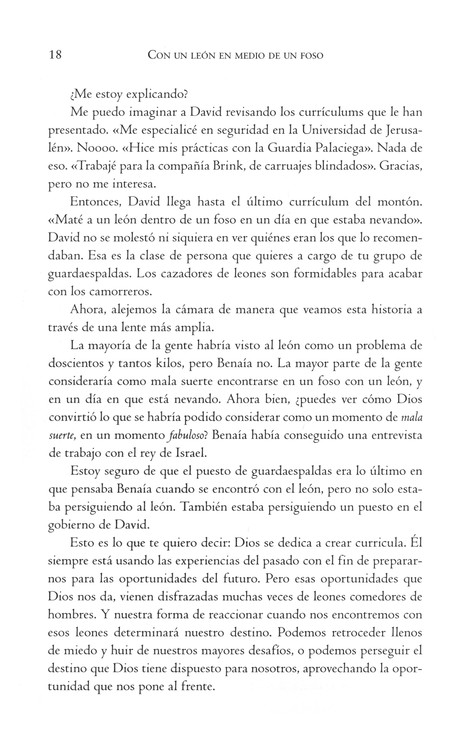 Con Un León En Medio De Un Foso - Tapa Blanda - Mark Batterson - Imagen 9