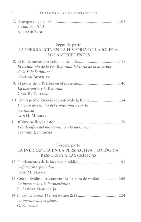 Pastor y la Inerrancia Bíblica - Tapa Blanda - John MacArthur - Imagen 4