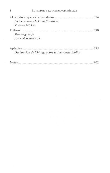 Pastor y la Inerrancia Bíblica - Tapa Blanda - John MacArthur - Imagen 6
