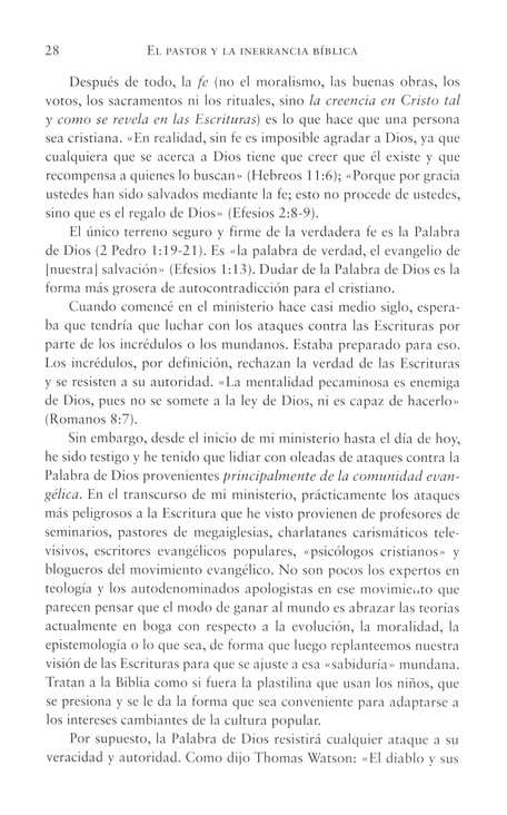 Pastor y la Inerrancia Bíblica - Tapa Blanda - John MacArthur - Imagen 8