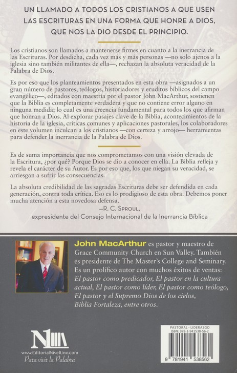 Pastor y la Inerrancia Bíblica - Tapa Blanda - John MacArthur - Imagen 13