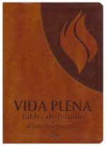 Alternative view of Biblia de Estudio Vida Plena RVR 1960 Imitación Piel Marrón con Indice