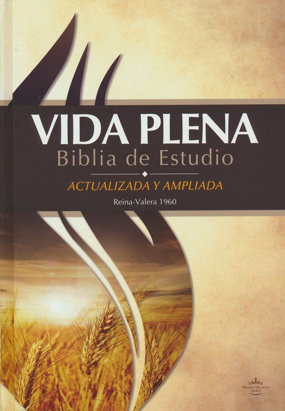 Biblia de Estudio Vida Plena RVR 1960 Tapa Dura con Indice - Imagen 2