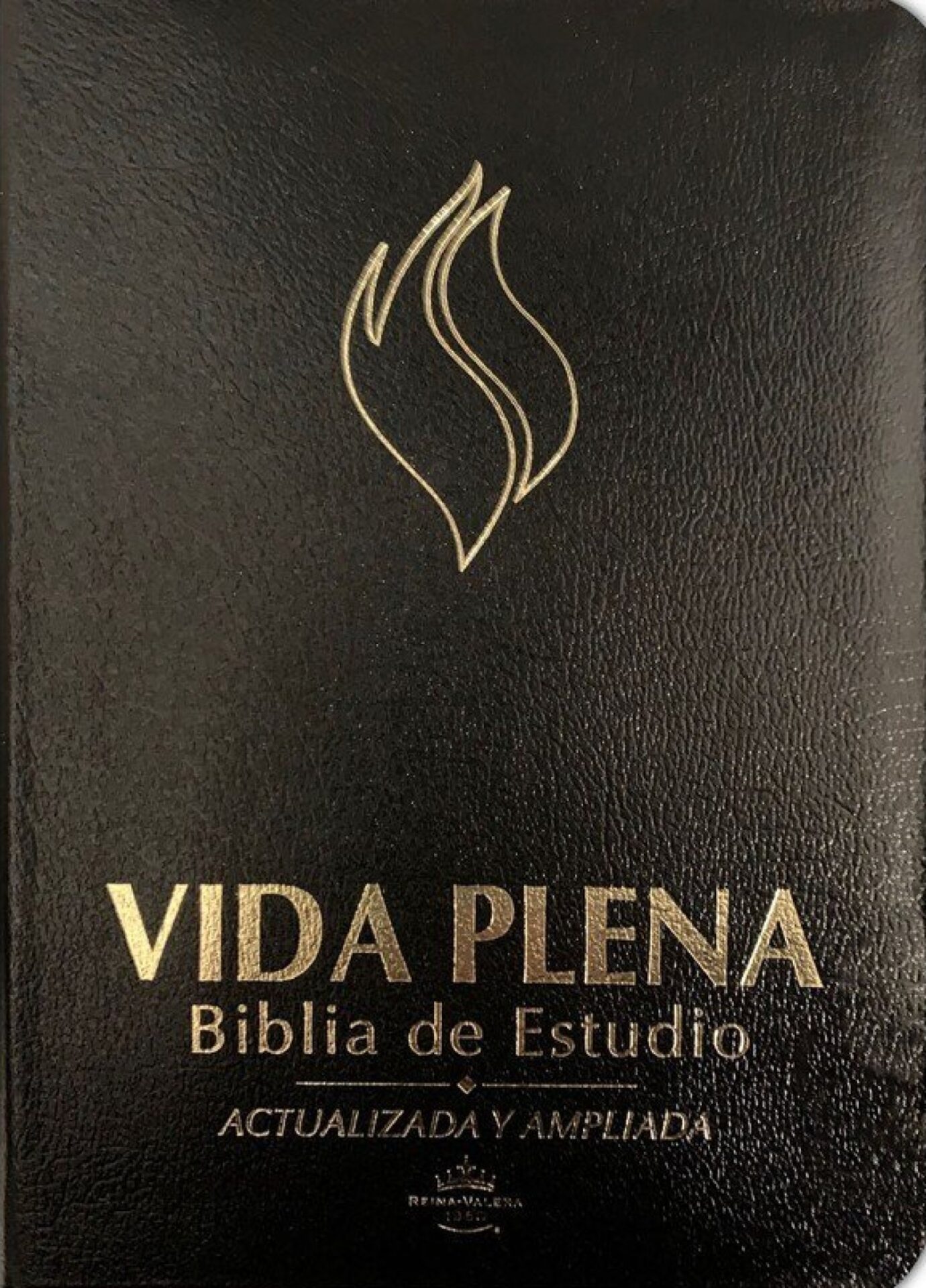 Vida Plena Biblia de Estudio - Actualizada y Ampliada RVR 1960 Imitación Piel Negro con Indice