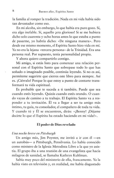 Buenos Días, Espíritu Santo - Tapa Blanda - Benny Hinn - Imagen 5