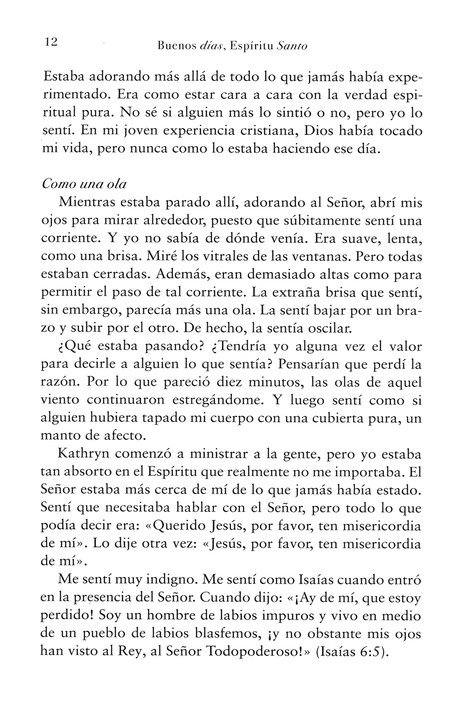 Buenos Días, Espíritu Santo - Tapa Blanda - Benny Hinn - Imagen 9