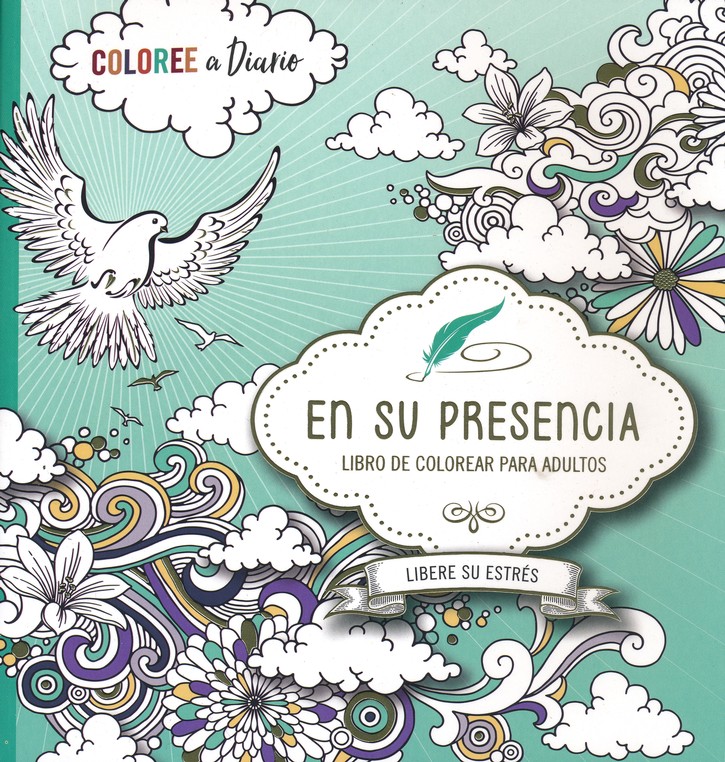 En su Presencia - Libro para colorear - Tapa Blanda - Casa Creación - Imagen 2