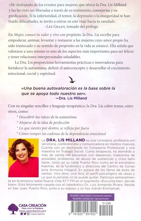 Mujer, Conoce tu Valor y Vive con Propósito - Tapa Blanda - Lis Milland - Imagen 10
