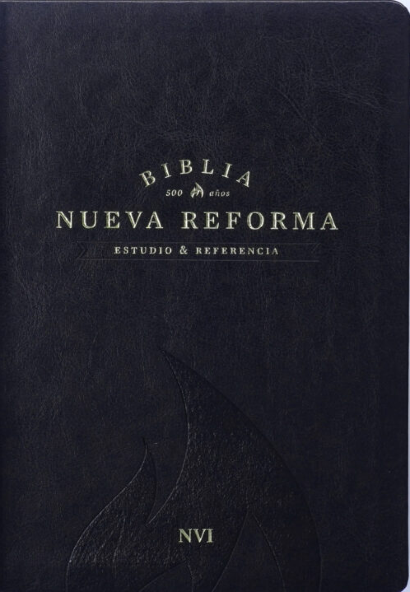 Biblia de Estudio Nueva Reforma Piel Italiana Negro NVI