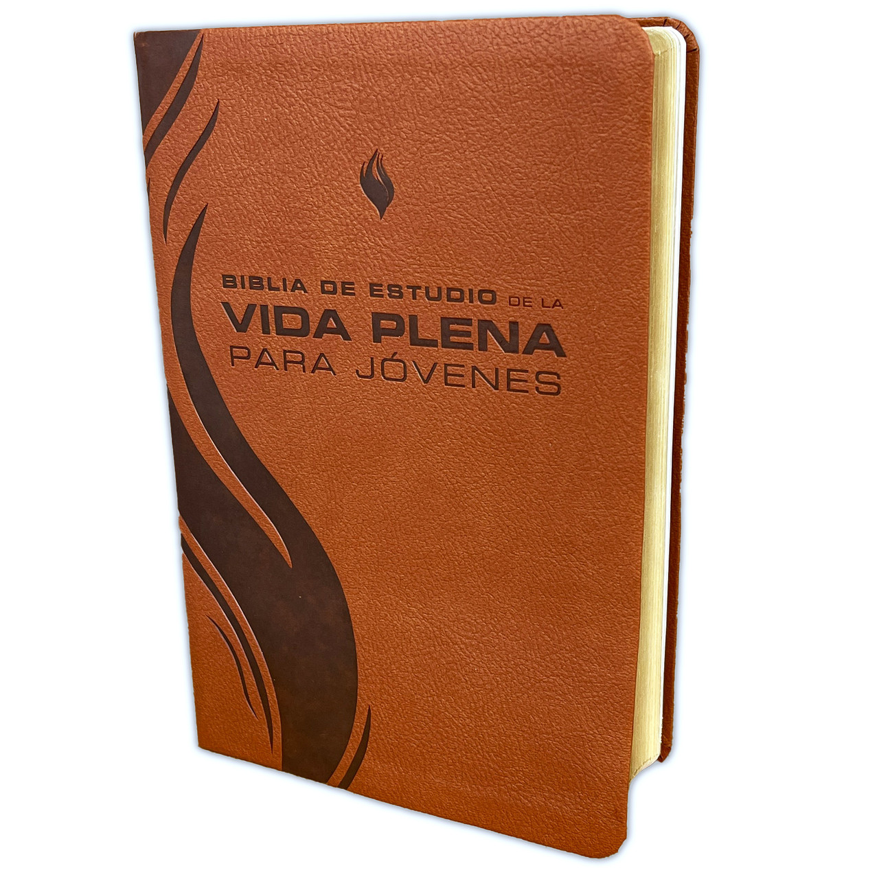 Biblia de Estudio de la Vida Plena para Jóvenes RV60 Imitación Piel Marrón