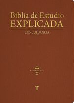 Biblia de Estudio Explicada RV60 Con Indice Imitación Piel Marrón