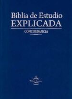 Biblia de Estudio Explicada RV60 Con Indice Imitación Piel Azul
