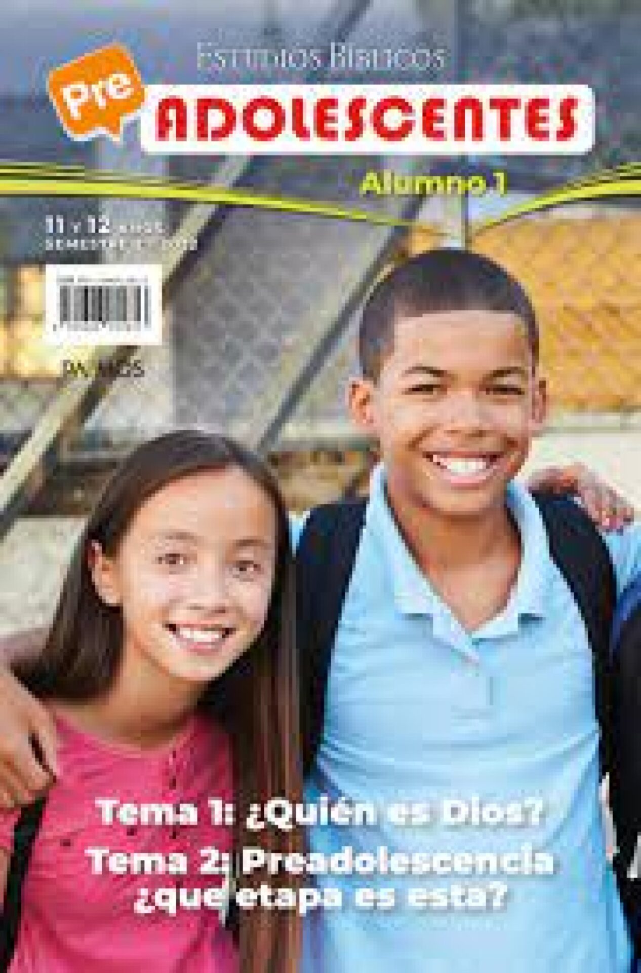 Escuela Dominical - Pre adolescentes Alumno - Semestre 2 - Tapa Blanda - Editorial Patmos