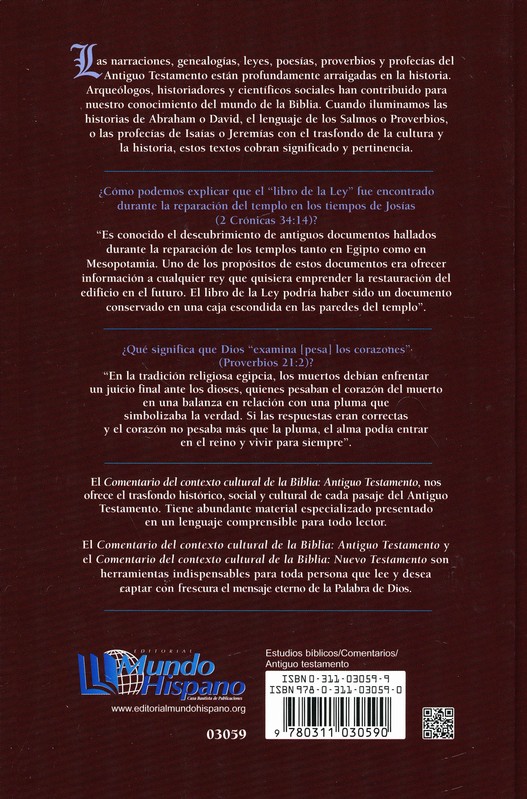 Comentario del Contexto Cultural de la Biblia: Antiguo Testamento - Tapa Dura - John H. Walton - Imagen 11