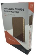 Biblia RVR1960 Letra Grande Manual Cafe Duo Tono Con Indice