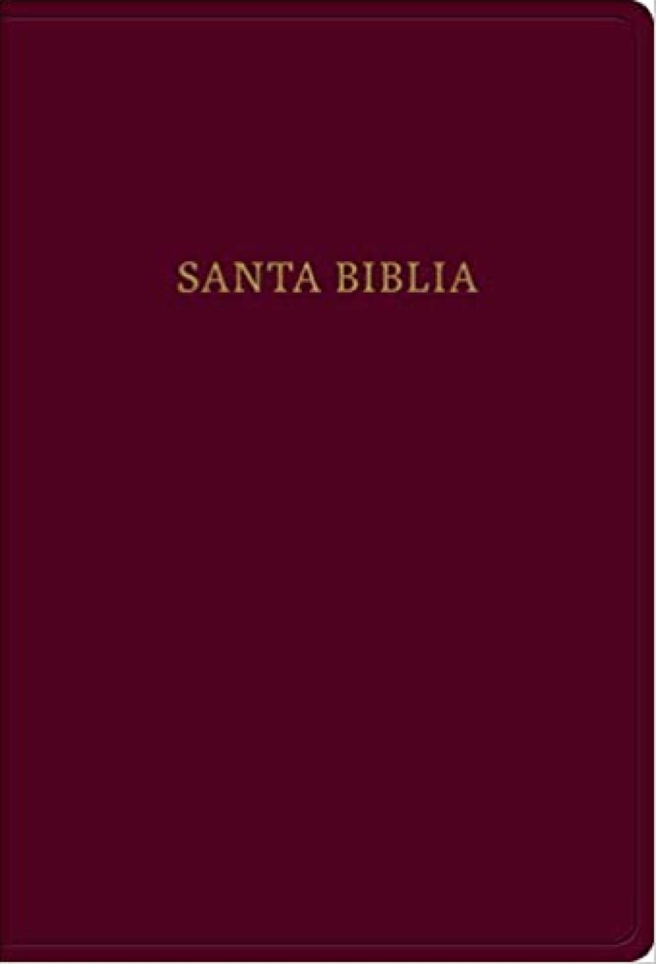 Biblia Reina Valera 1960 Letra Súper Gigante Imitación Piel Borgoña Con Indice