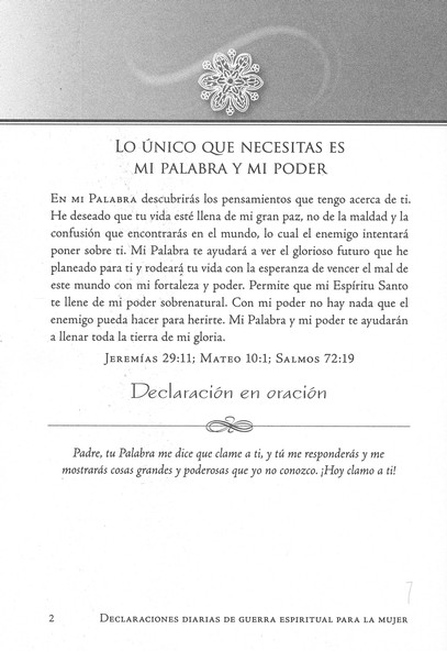 Declaraciones Diarias de Guerra Espiritual Para la Mujer - Tapa Dura - John Eckhardt - Imagen 4