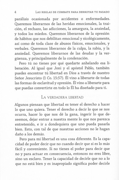 Las Reglas De Combate Para Derrotar Tu Pasado - Tapa Blanda - Cindy Trimm - Imagen 7