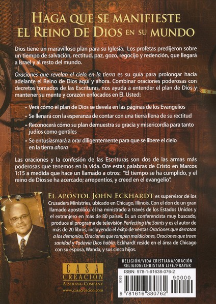 Oraciones Que Revelan El Cielo En La Tierra - Tapa Blanda - John Eckhardt - Imagen 8
