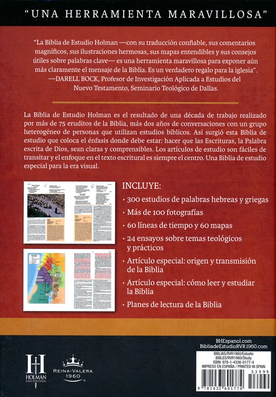 RVR 1960 Biblia de Estudio Holman Tapa Dura - Imagen 9