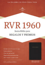 Santa Biblia Reina Valera 1960 Para Regalos Y Premios Negro Imitación Piel