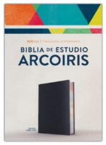 RVR 1960 Biblia de Estudio Arcoiris Negro Símil Piel