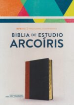 Biblia RVR 1960 Biblia de Estudio Arcoiris, Tostado/Negro Símil Piel