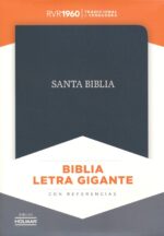 Alternative view of Biblia Reina Valera 1960 Letra Gigante Piel Fabricada, Negro, Con Indice