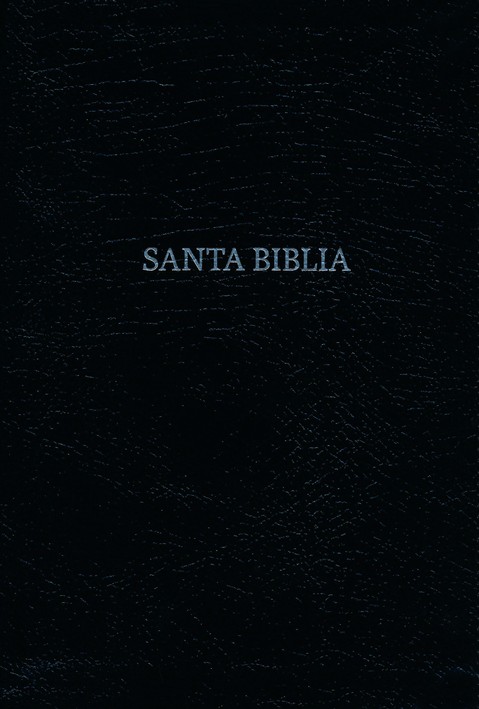 Biblia Reina Valera 1960 Tamaño Manual Letra Grande, Piel Fabricada, Negro - Imagen 3