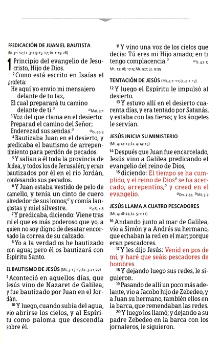 Biblia Reina Valera 1960 Tamaño Manual Letra Grande, Marrón Piel Fabricada Con Indice - Imagen 8