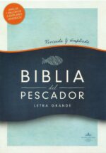 Biblia del Pescador RVR 1960 Letra Grande Caoba Simil Piel