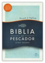 Alternative view of Biblia del Pescador RVR 1960 Letra Grande Símil Piel Azul