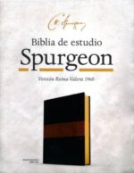 RVR 1960 Biblia De Estudio Spurgeon Negro Marrón Símil Piel
