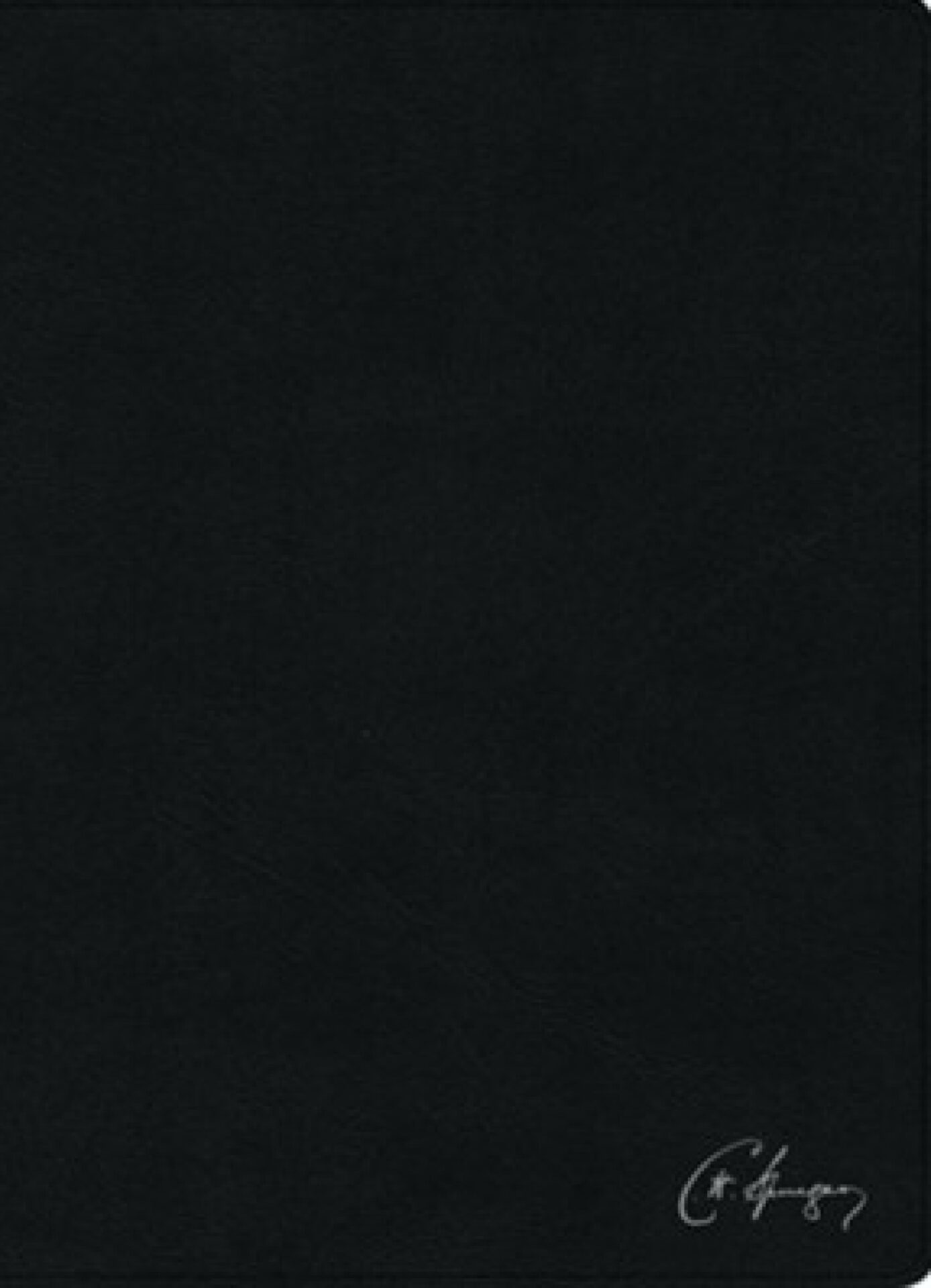 RVR 1960 Biblia De Estudio Spurgeon, Negro Piel Genuina