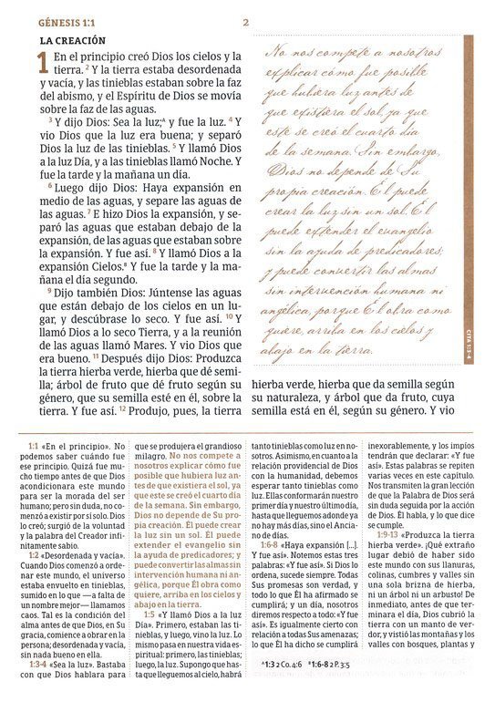 RVR 1960 Biblia De Estudio Spurgeon, Negro Piel Genuina - Imagen 4