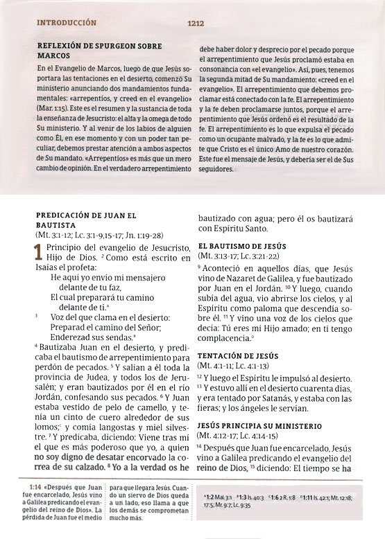 RVR 1960 Biblia De Estudio Spurgeon, Negro Piel Genuina - Imagen 7
