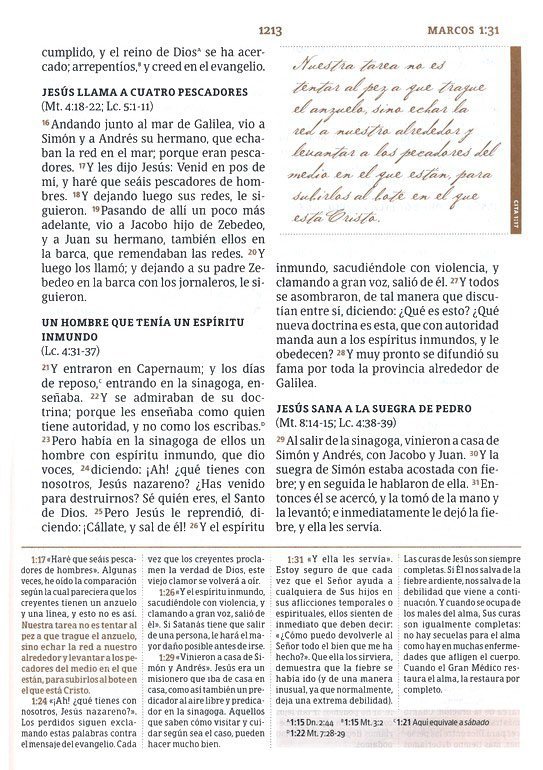 RVR 1960 Biblia De Estudio Spurgeon, Negro Piel Genuina - Imagen 8