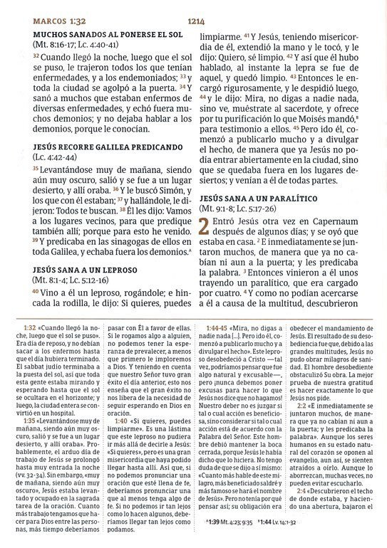 RVR 1960 Biblia De Estudio Spurgeon, Negro Piel Genuina - Imagen 2